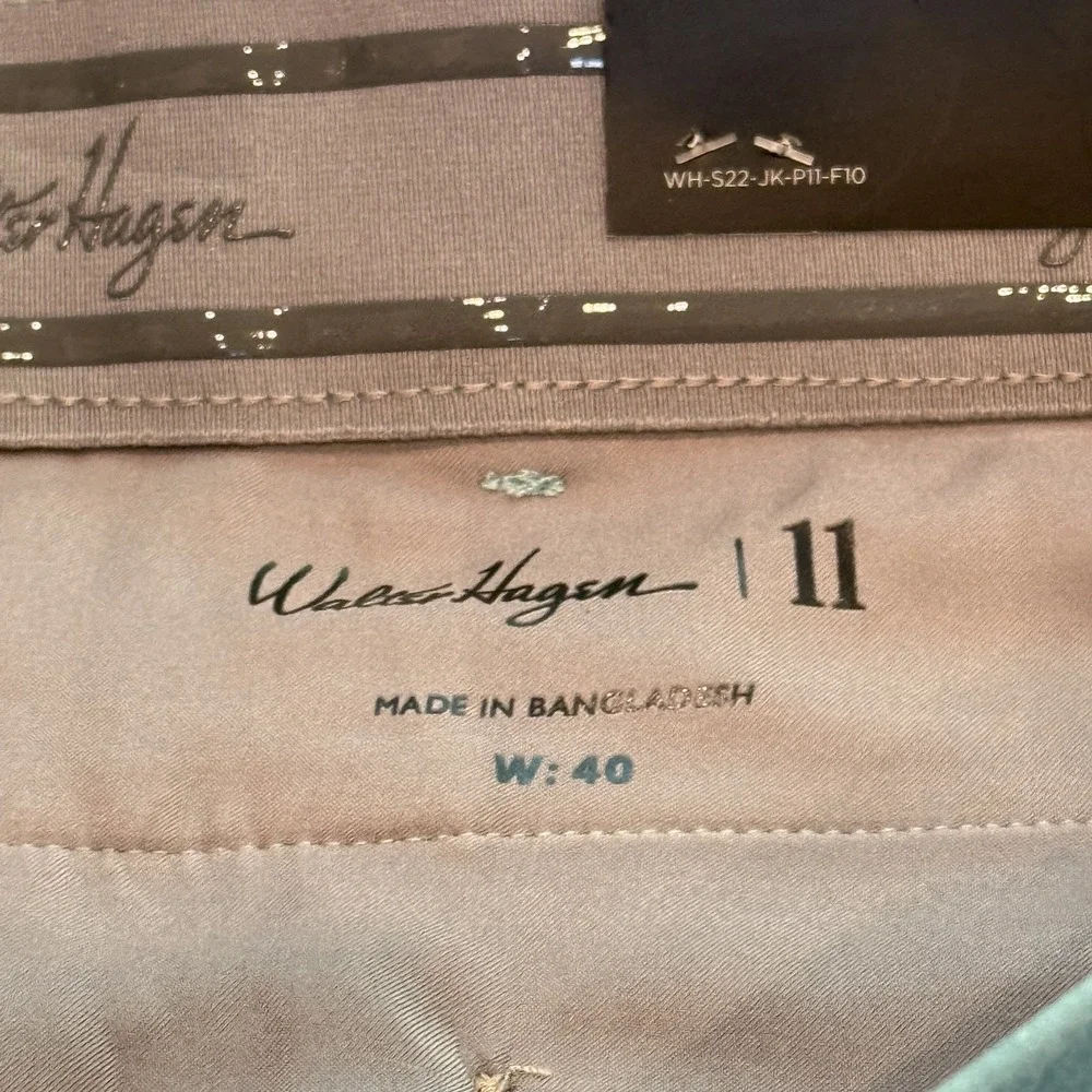 Walter Hagen Shorts Mens 40 Teal Perfect 11 Golf Wrinkle‎ Resistant Stretch NEW - Picture 3 of 14